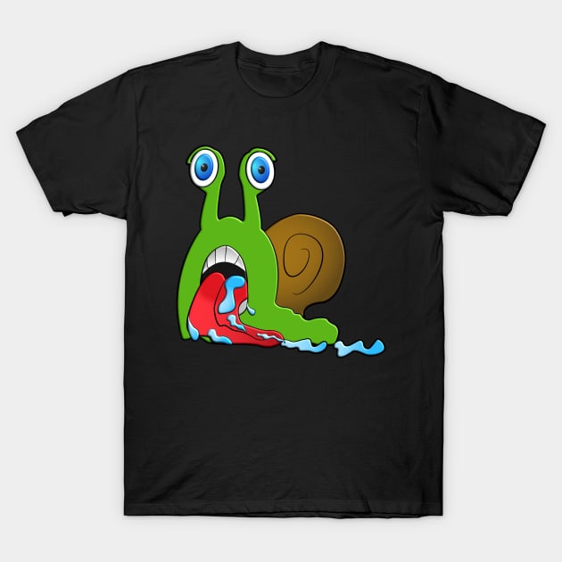 Snail Shell Cartoon Animal Snails T-Shirt by Monstershirts